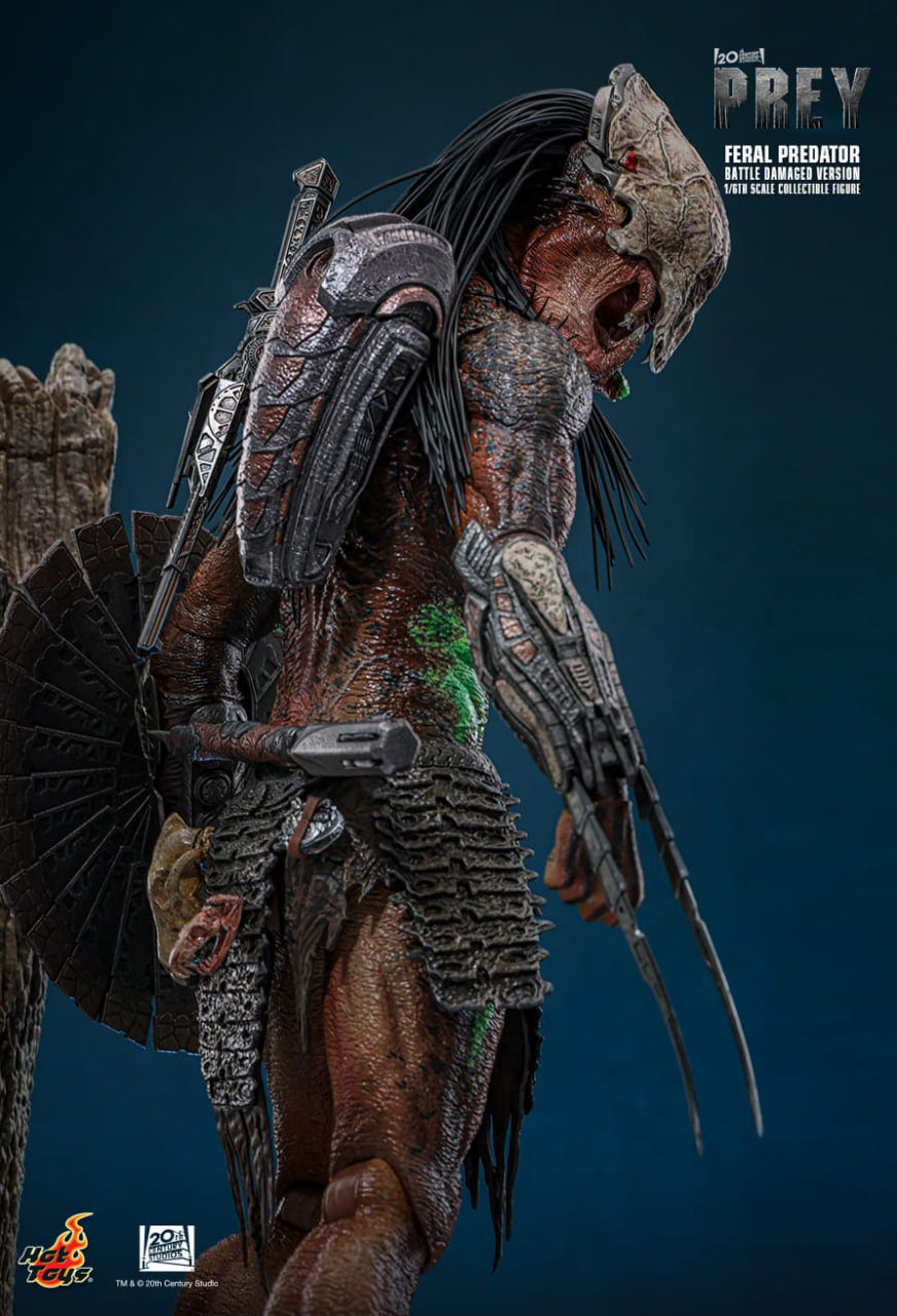 Preorder🔥Hot Toys TMS173 Prey Feral Predator (Battle Damaged