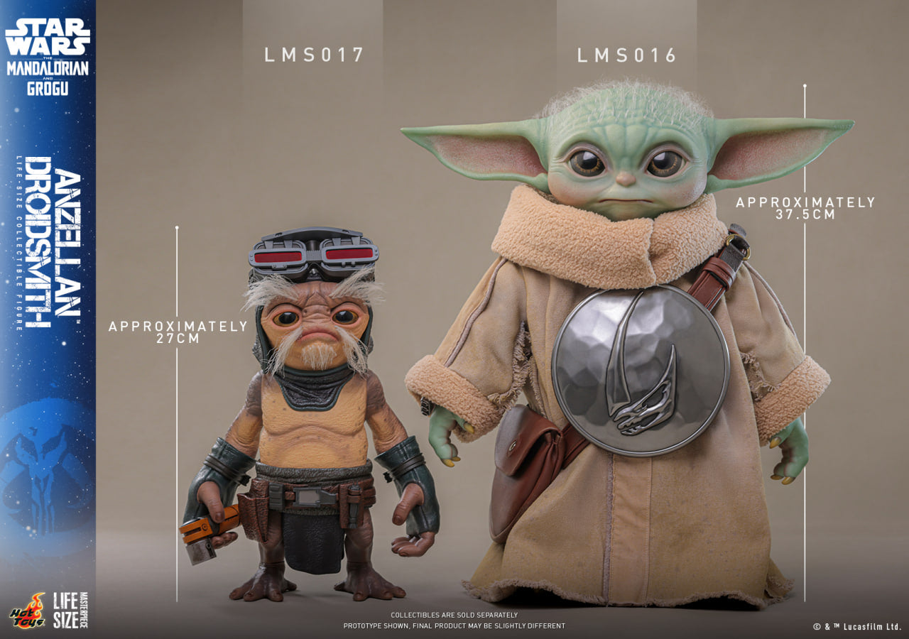 Preorder🔥Hot Toys LMS017 Star Wars: The Mandalorian & Grogu - Anzellan Droidsmith Life-Size Collectible Figure