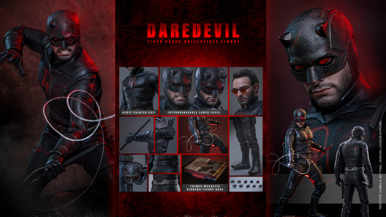 Preorder🔥Hot Toys TMS186 Daredevil: Born Again (Season 2) - 1/6th scale Daredevil Collectible Figure