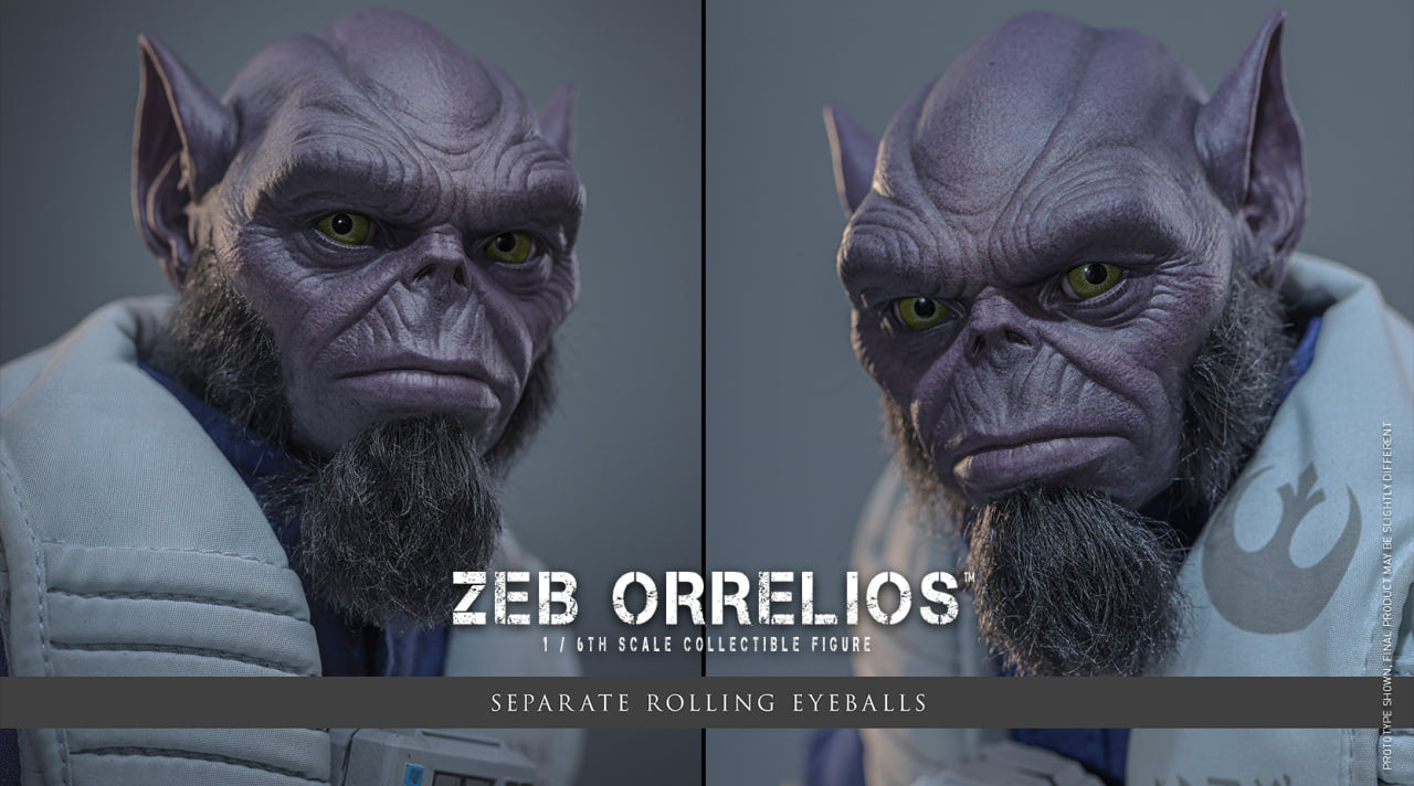 Preorder🔥Hot Toys MMS876 Star Wars: The Mandalorian & Grogu 1/6th scale Zeb Orrelios Collectible Figure