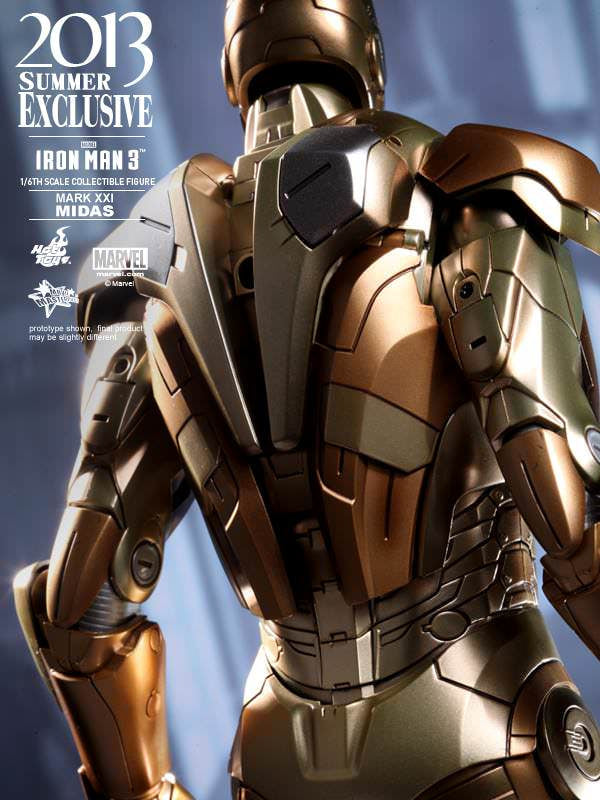 Preowned USED🔥Hot Toys MMS208 IRON MAN 3 1/6 MIDAS (MARK XXI) COLLECTIBLE FIGURE (Non-refundable)