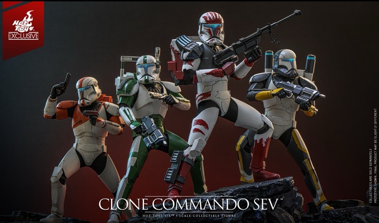 Preorder🔥Hot Toys TMS188 Star Wars: The Clone Wars - Clone Commando Sev 1/6th scale Collectible Figure [Hot Toys Exclusive]