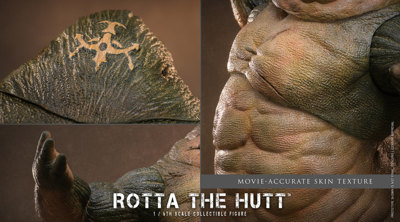 Preorder🔥Hot Toys MMS885 Star Wars: The Mandalorian & Grogu - 1/6th scale Rotta The Hutt Collectible Figure