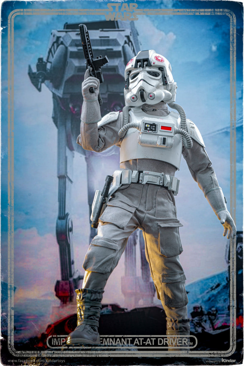 READY🔥Hot Toys MMS845 Star Wars: The Mandalorian & Grogu Imperial Remnant AT-AT Driver 1/6th scale Collectible Figure