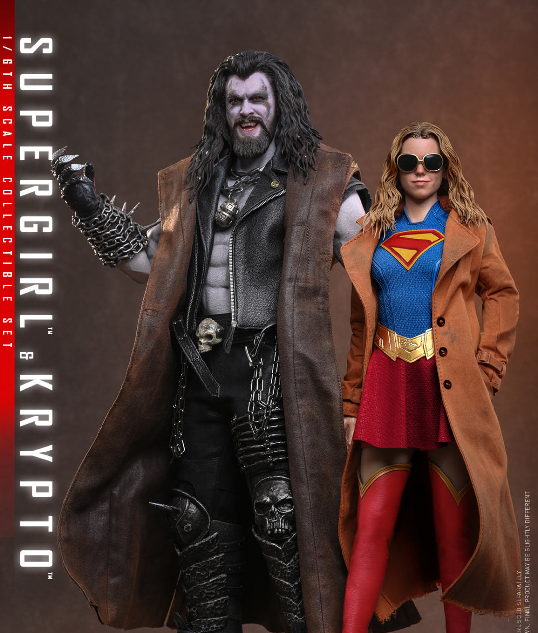 Preorder🔥Hot Toys MMS869 Supergirl - Supergirl & Krypto 1/6th scale Collectible Set