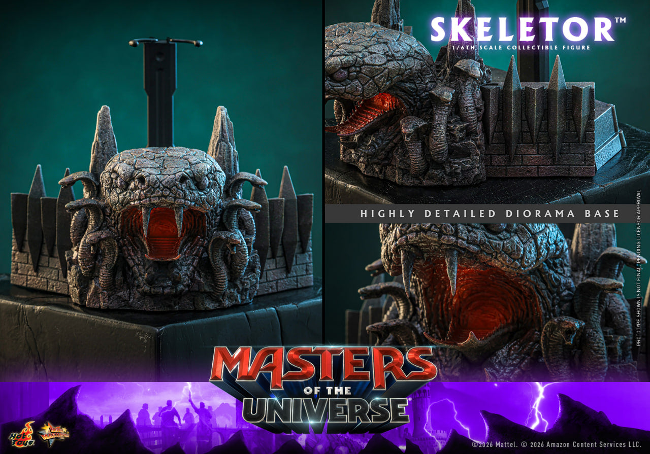 Preorder🔥Hot Toys MMS889 Masters of the Universe Skeletor 1/6th scale Collectible Figure