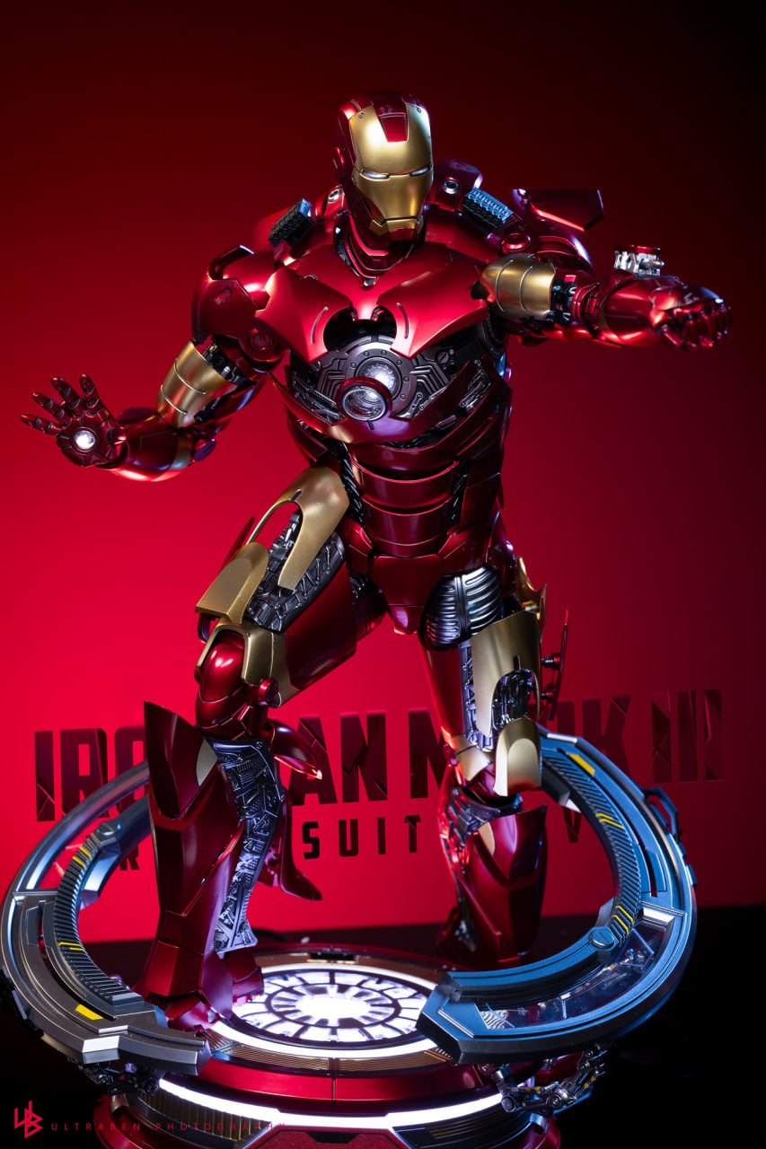 🔥Hot Toys MMS825D72B Iron Man 1/6th scale Iron Man Mark III (Armor Suit Up Version) Collectible Figure Special Edition