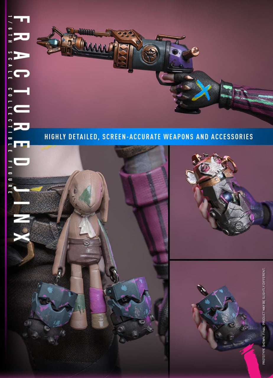 Preorder🔥Hot Toys TMS183 Arcane Fractured Jinx 1/6th scale Collectible Figure