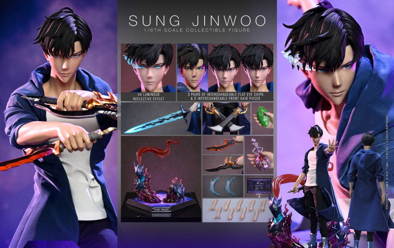 Preorder🔥Hot Toys TMS193 Solo Leveling Sung Jinwoo 1/6th scale Collectible Figure
