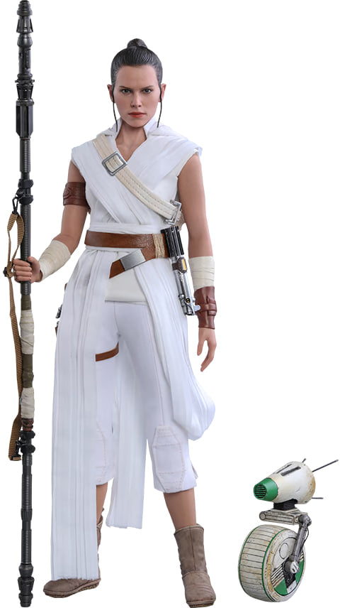 🔥Hot Toys🔥MMS559 STAR WARS: THE RISE OF SKYWALKER 1/6 REY AND D-O