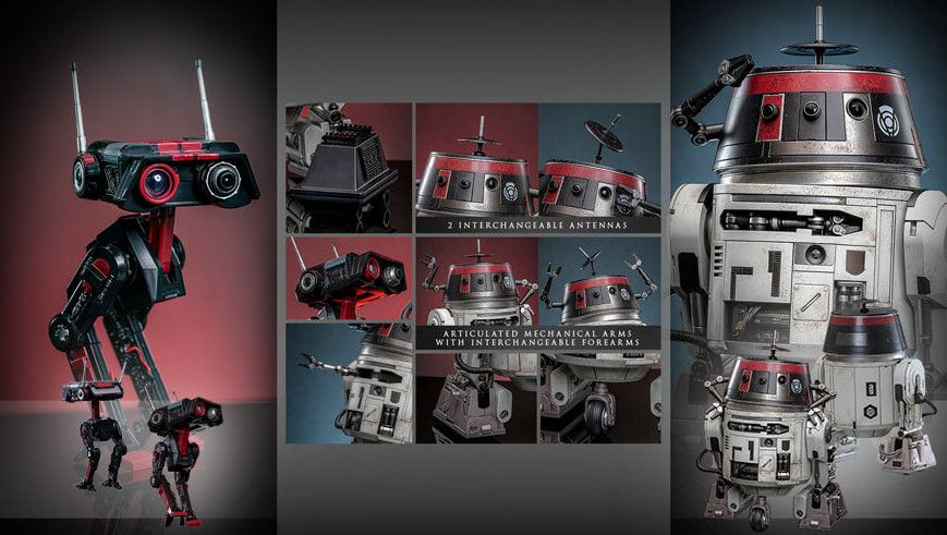 🔥Hot Toys TMS152 Star Wars 1/6th scale Chopper (C1-10P) & BD-1 (Imperial Disguise) Collectible Set [Hot Toys Exclusive]