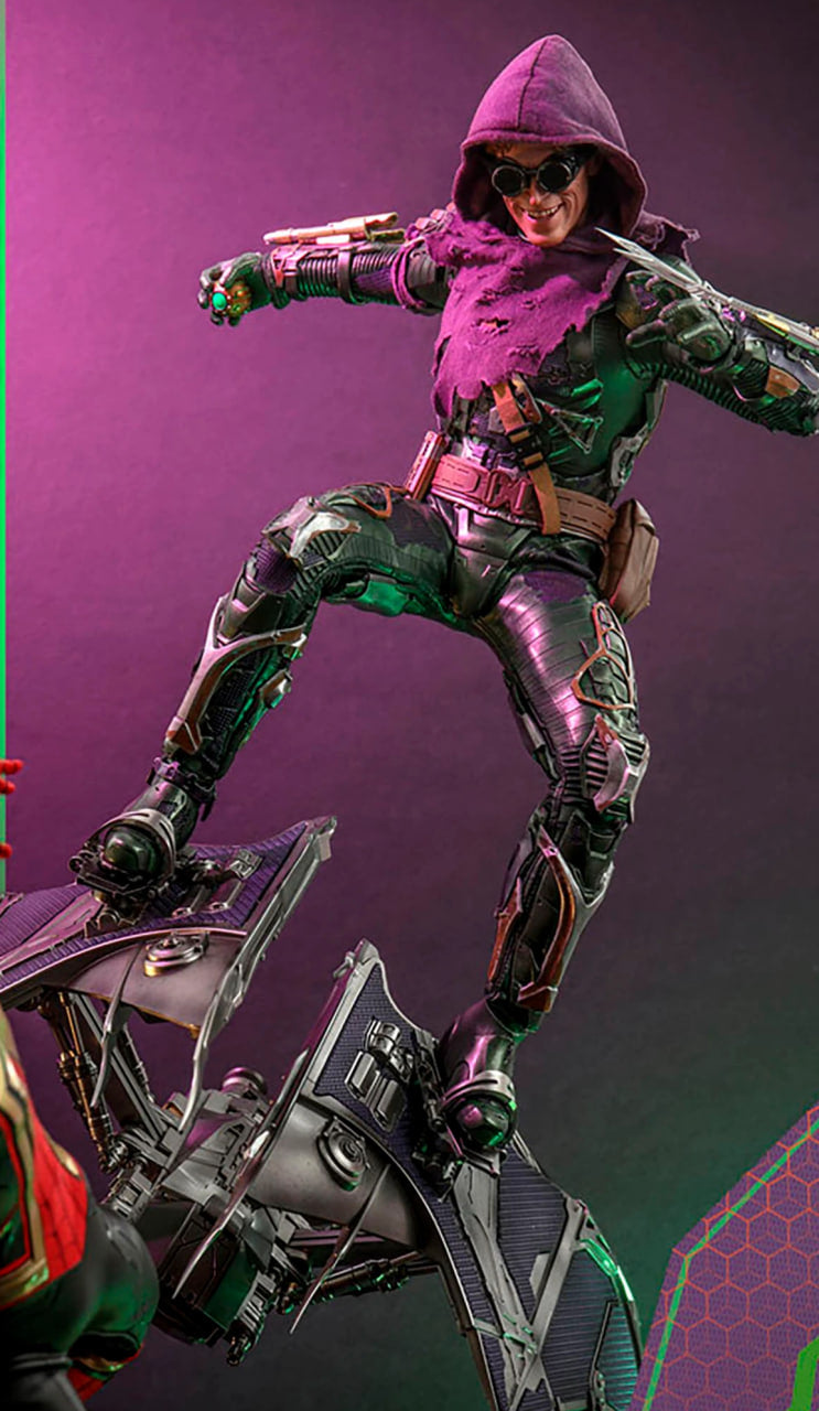 🔥Hot Toys MMS674 Spiderman No Way Home Green Goblin Upgraded Suit 1/6 Scale Collectible Figure
