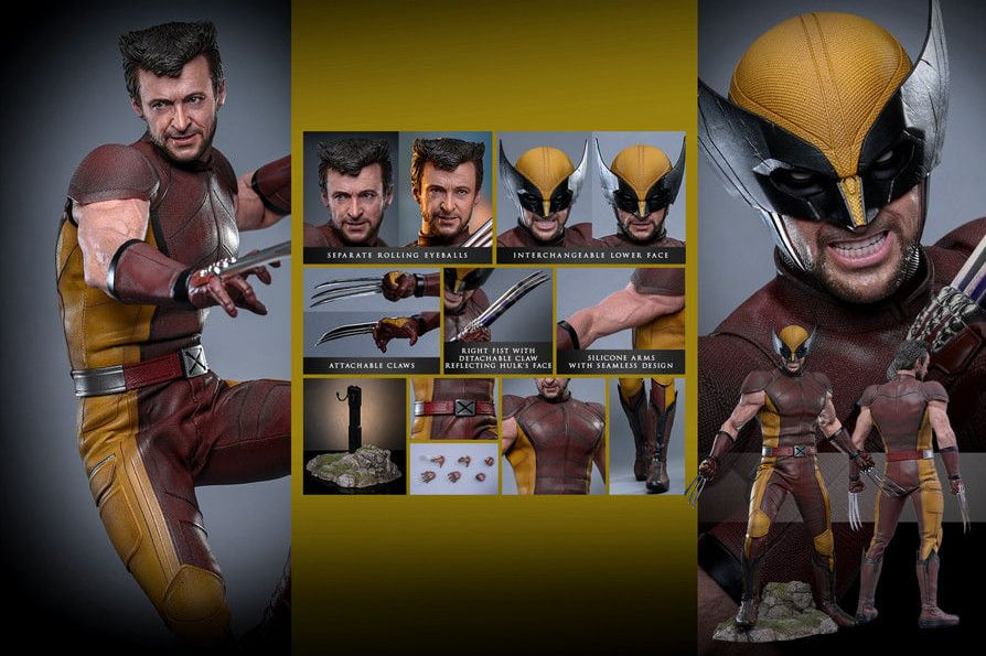 Preorder🔥Hot Toys MMS831 Deadpool & Wolverine 1/6th scale Wolverine (Classic Brown and Tan) Collectible Figure [Hot Toys Exclusive]