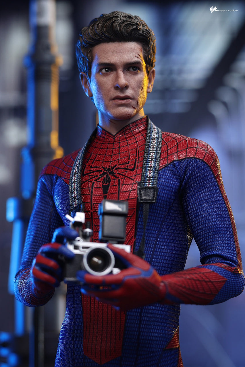 🔥Hot Toys MMS771 MMS771B The Amazing Spider-Man 1/6th Scale The Amazing Spider-Man Collectible Figure (Collector Edition) (Special Edition)
