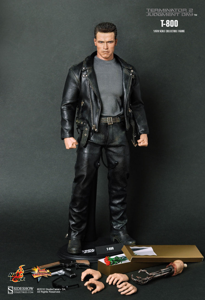 🔥Hot Toys MMS117 TERMINATOR 2: JUDGMENT DAY 1/6 T800 T-800