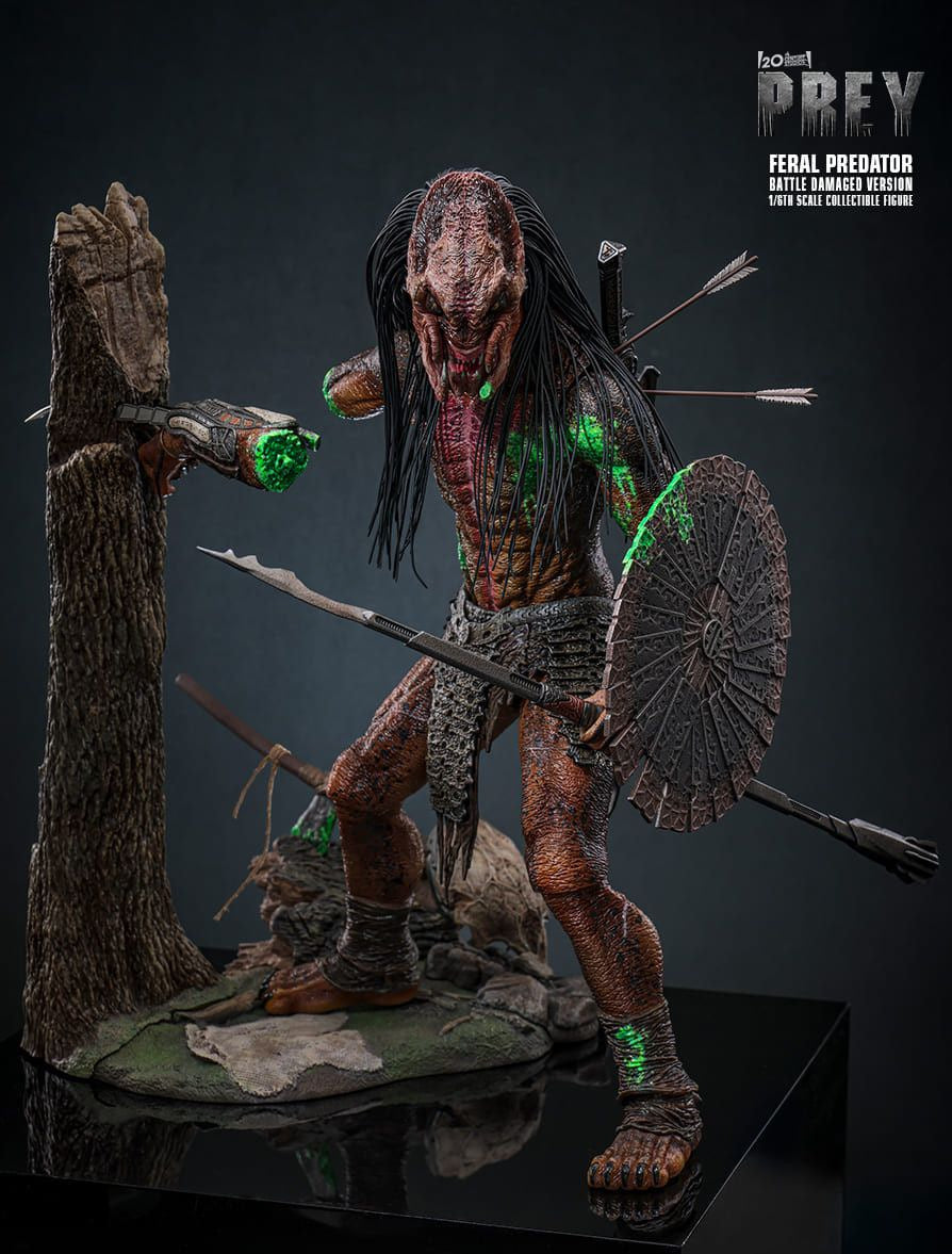 Preorder🔥Hot Toys TMS173 Prey Feral Predator (Battle Damaged Version) 1/6th scale Collectible Figure