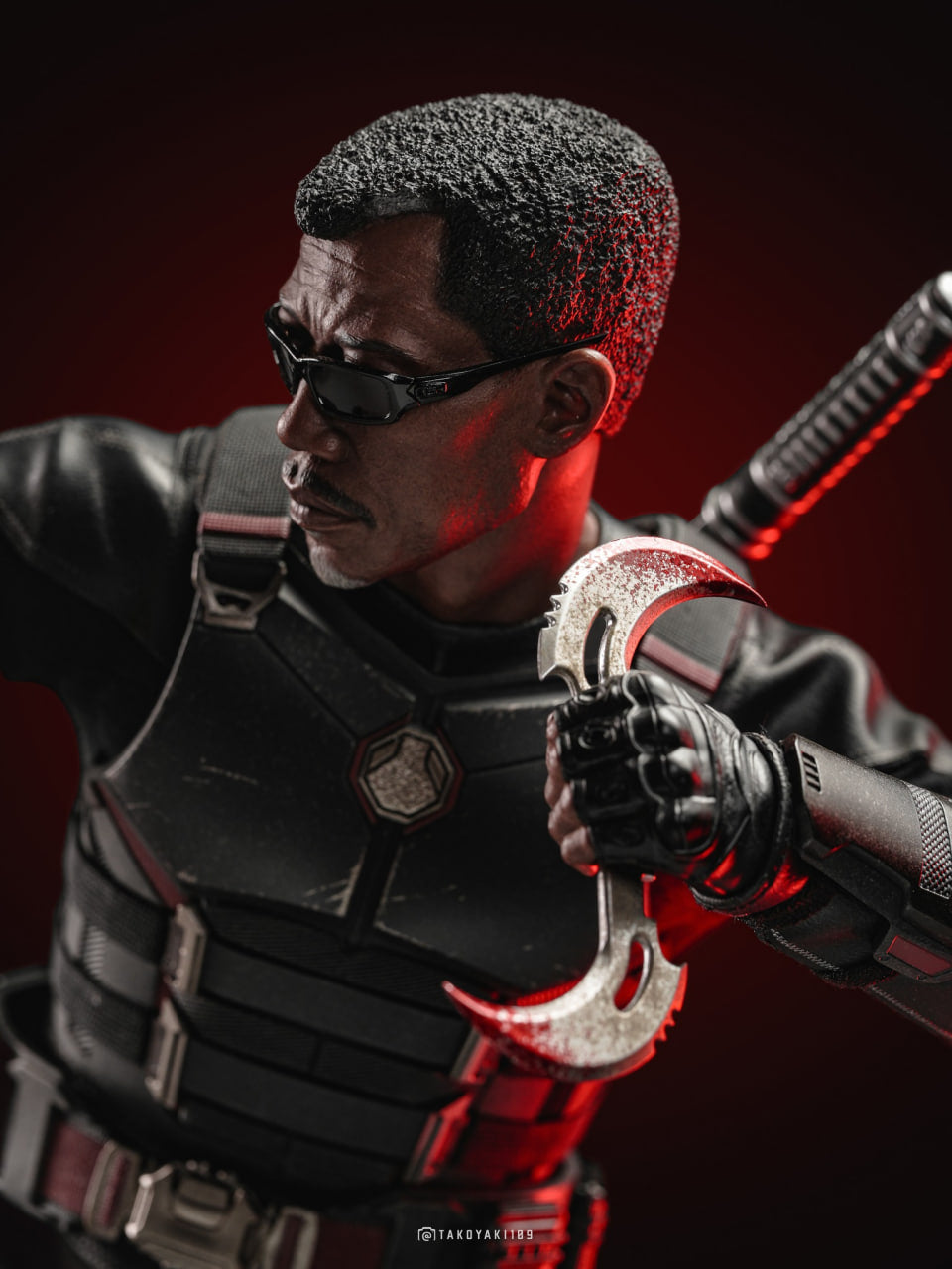 READY🔥Hot Toys MMS791B Deadpool & Wolverine 1/6th Scale Blade Collectible Figure (First Edition)