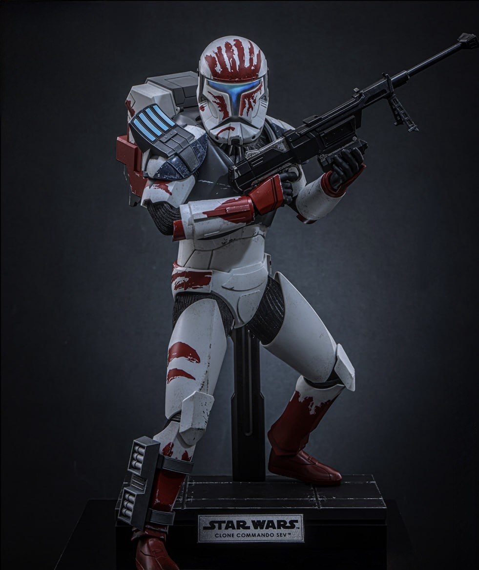 Preorder🔥Hot Toys TMS188 Star Wars: The Clone Wars - Clone Commando Sev 1/6th scale Collectible Figure [Hot Toys Exclusive]