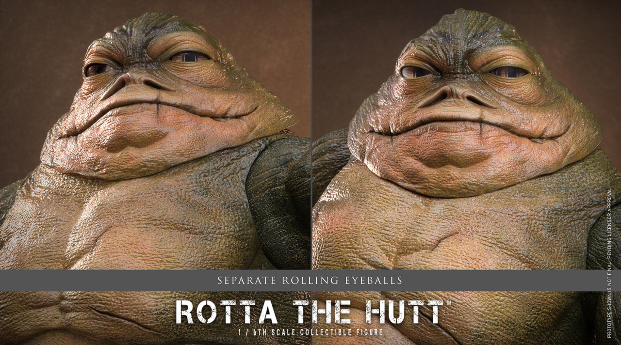 Preorder🔥Hot Toys MMS885 Star Wars: The Mandalorian & Grogu - 1/6th scale Rotta The Hutt Collectible Figure