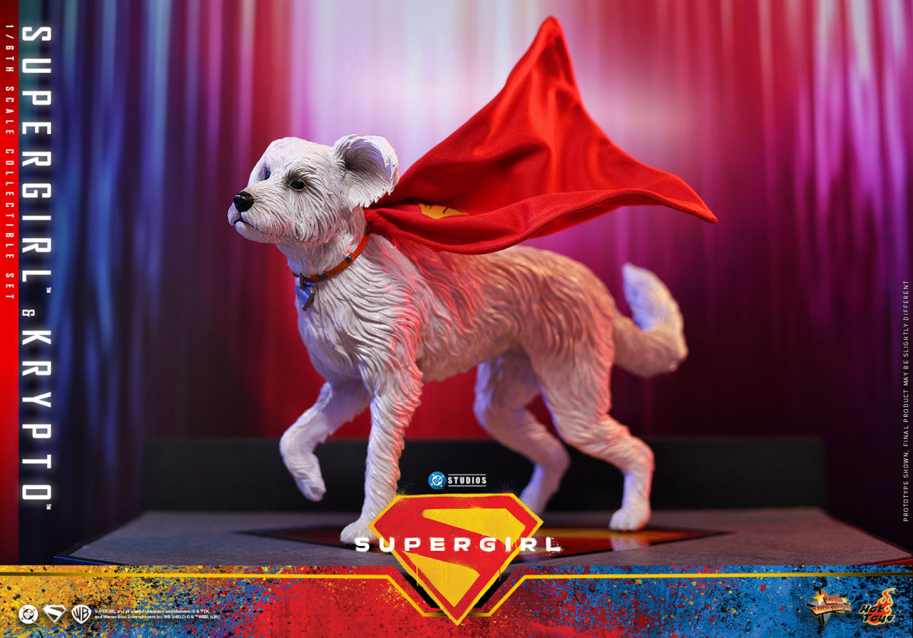Preorder🔥Hot Toys MMS869 Supergirl - Supergirl & Krypto 1/6th scale Collectible Set