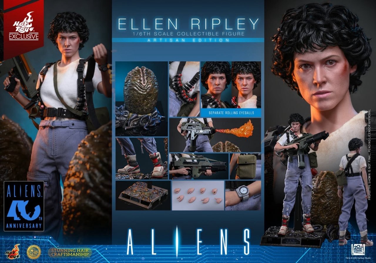 Preorder🔥Hot Toys MMS896AE Aliens Ellen Ripley (Artisan Edition Deluxe Version) [Hot Toys Exclusive] 1/6th scale Collectible Figure