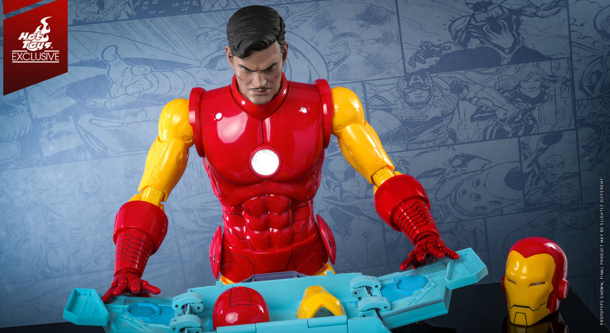 READY🔥Hot Toys CMS014D57 MARVEL COMICS 1/6 CLASSIC IRON MAN Regular Edition & Special Edition