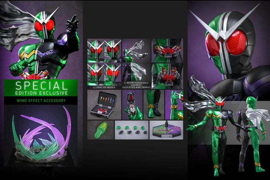 Preorder🔥Hot Toys TMS195B Kamen Rider W Kamen Rider W 1/6th scale Special Edition