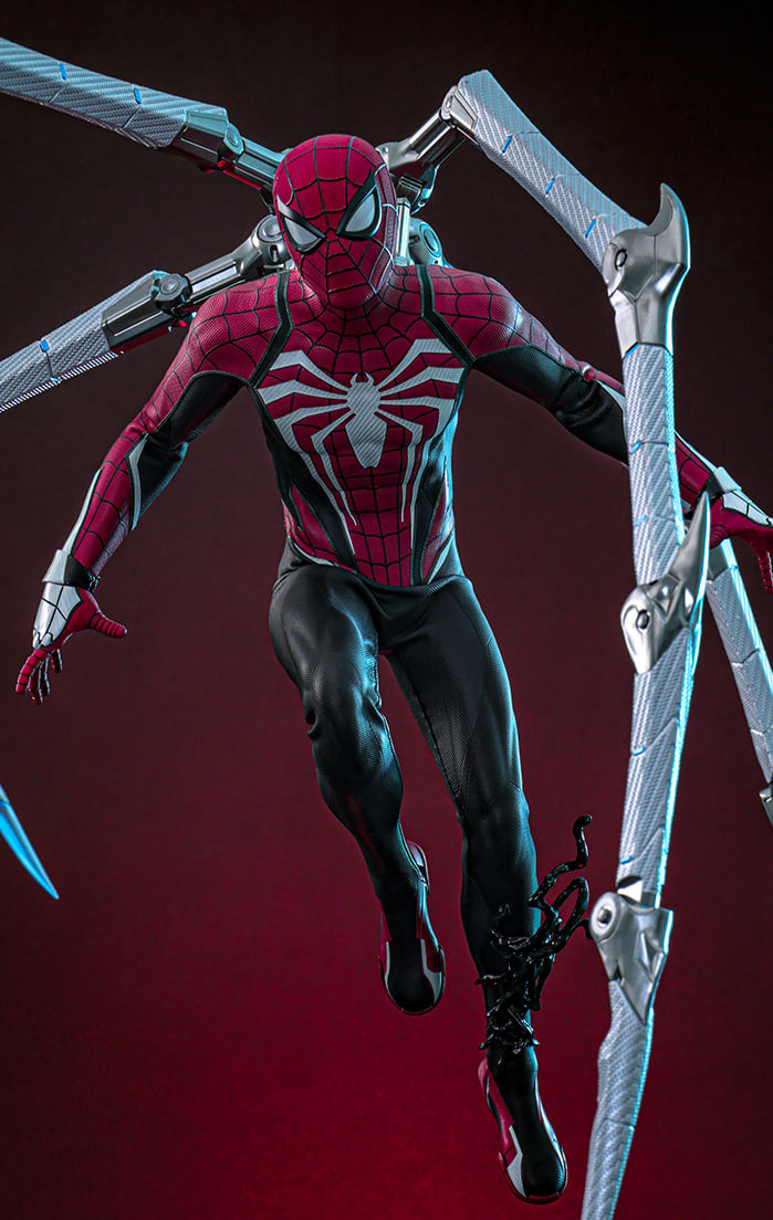 READY🔥Hot Toys VGM66 Marvel’s Spider-Man 2 Peter Parker (Advanced Suit 2.0) (Red and Black Suit Style) 1/6 Scale Collectible Figure (Limited 500 Pieces in Hong Kong)