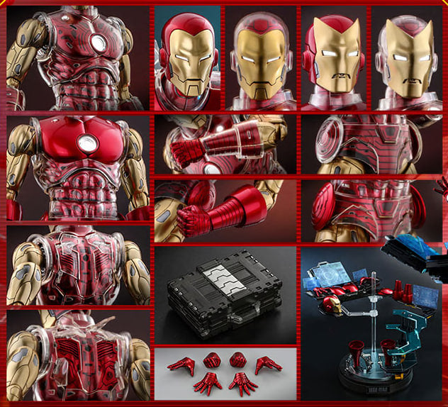 🔥Hot toys CMS08D38 Marvel Comics Ironman The Origins Collection Deluxe Version