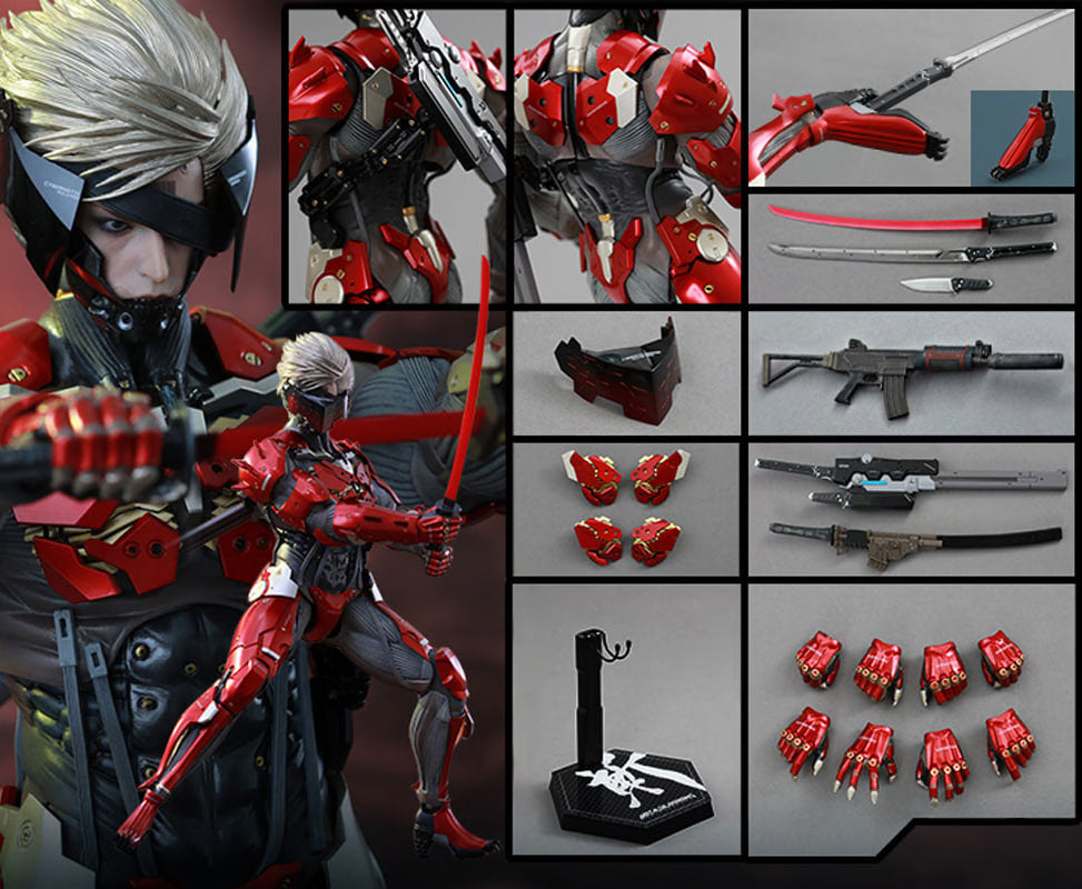 metal gear toys 🔥HOT TOYS VGM19 METAL GEAR RISING : REVENGEANCE 1/6 RAIDEN (INFERNO AR – ToysAssemble