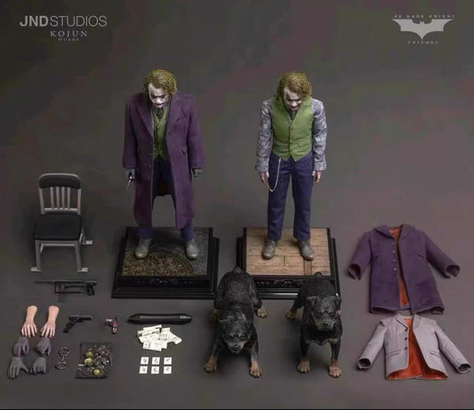 READY🔥JND Studios The Dark Knight - Joker (Type C) 1/6 Scale Hyperreal Figure - Kojun Works