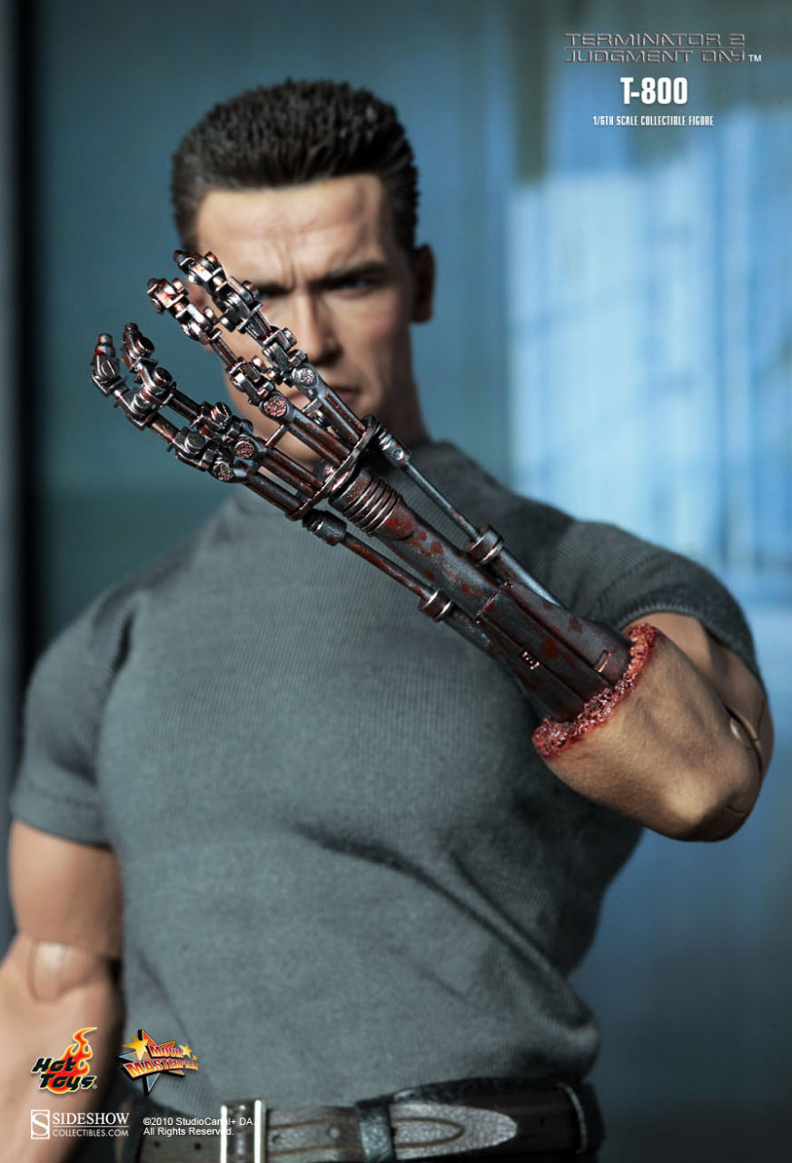 🔥Hot Toys MMS117 TERMINATOR 2: JUDGMENT DAY 1/6 T800 T-800