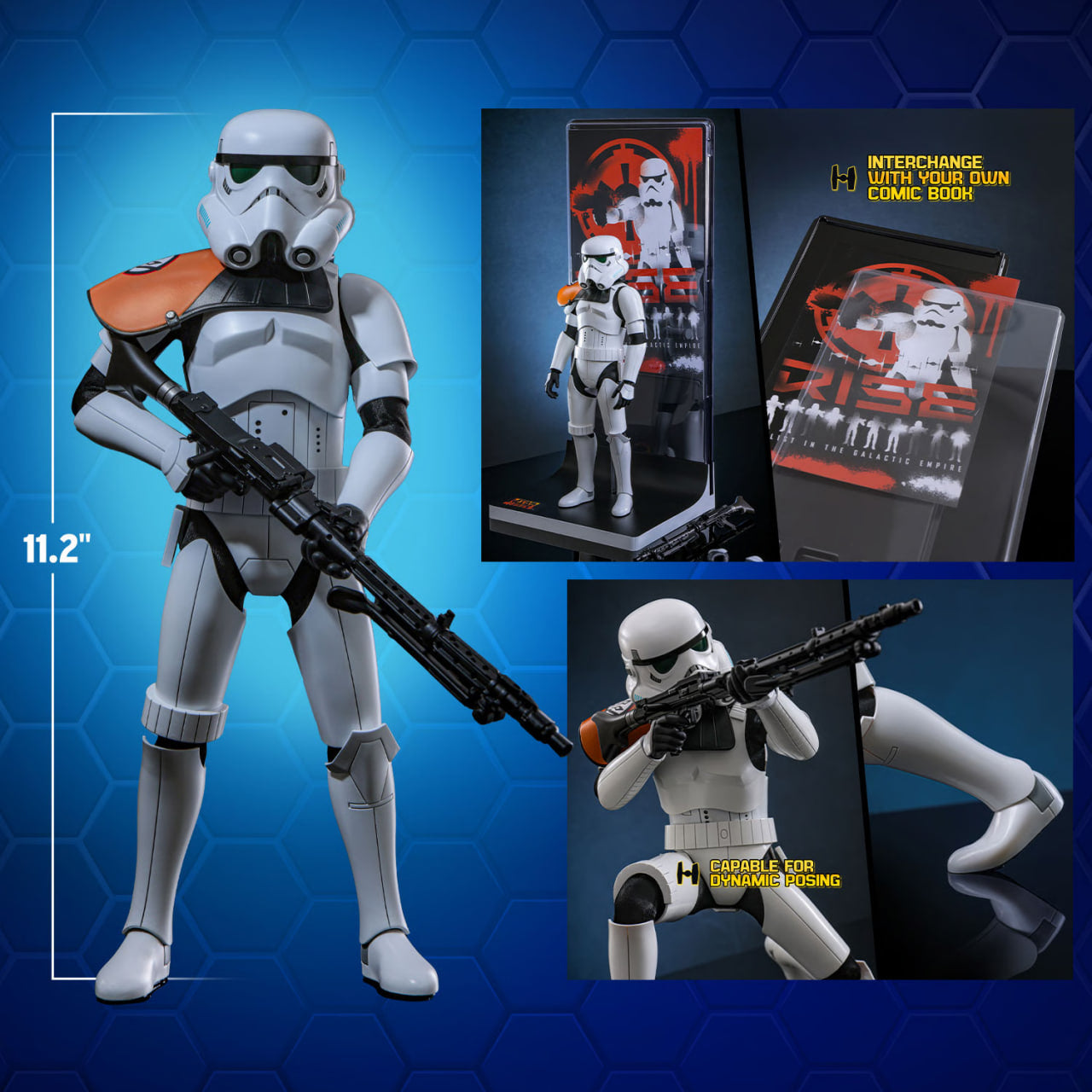 Preorder🔥Hot Toys HONO STUDIO HS09 Star Wars: Rebels - Stormtrooper Squad Leader Action Figure