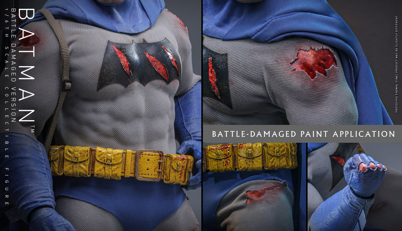 Preorder🔥Hot Toys CMS031 Batman: The Dark Knight Returns Batman (Battle Damaged) 1/6th Scale Collectible Figure