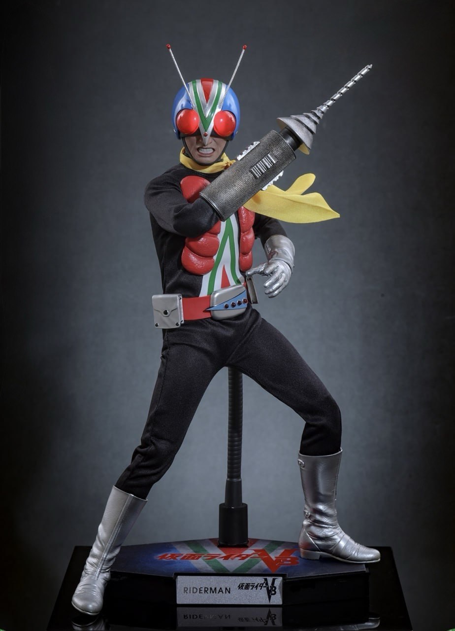 Preorder🔥Hot Toys TMS185 Kamen Rider V3 Riderman 1/6th scale Collectible Figure
