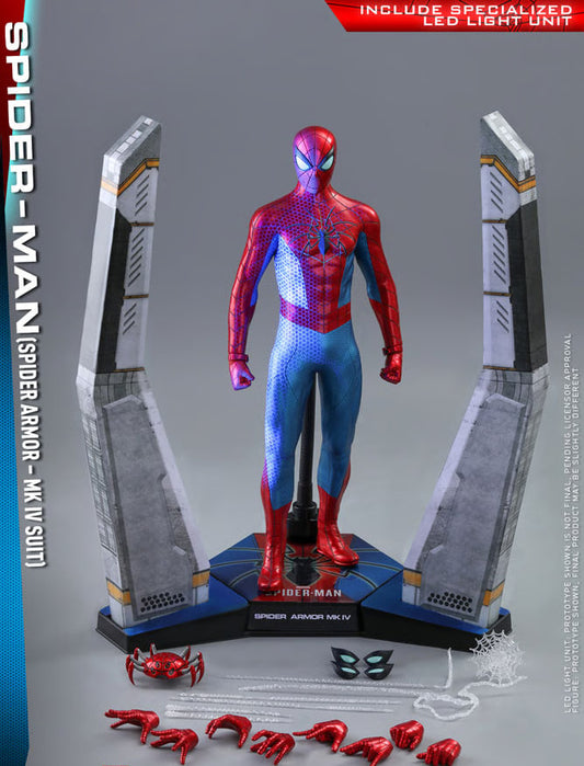 READY🔥Hot Toys VGM43 MARVEL'S SPIDER-MAN (SPIDER ARMOR - MK IV SUIT)