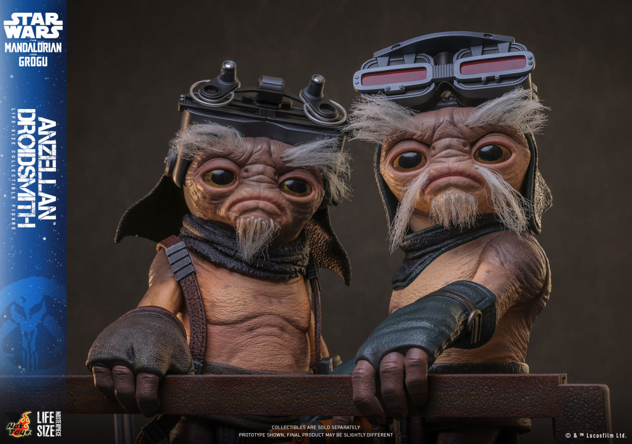 Preorder🔥Hot Toys LMS017 Star Wars: The Mandalorian & Grogu - Anzellan Droidsmith Life-Size Collectible Figure