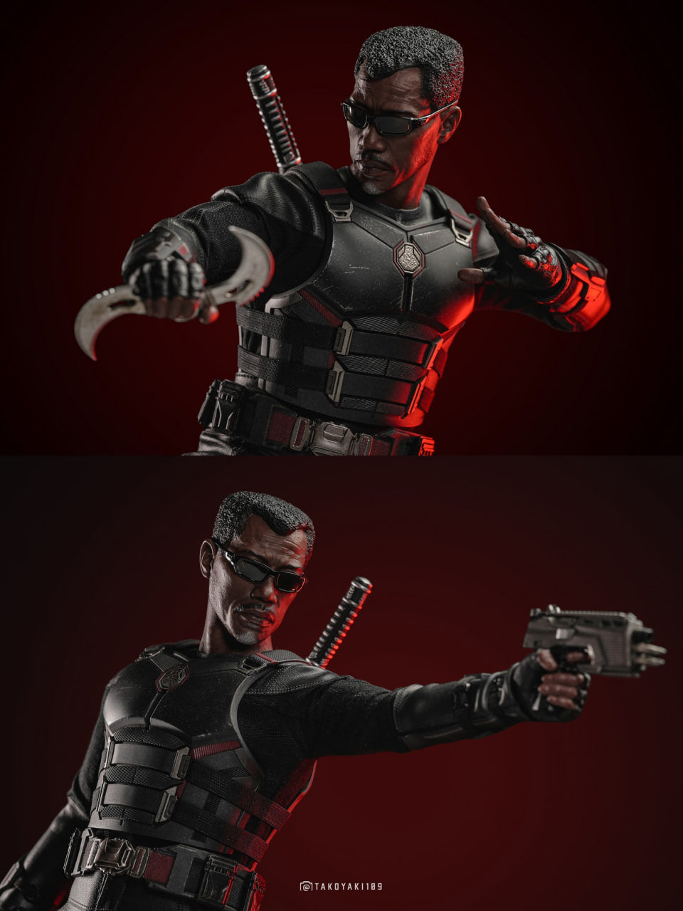 READY🔥Hot Toys MMS791B Deadpool & Wolverine 1/6th Scale Blade Collectible Figure (First Edition)