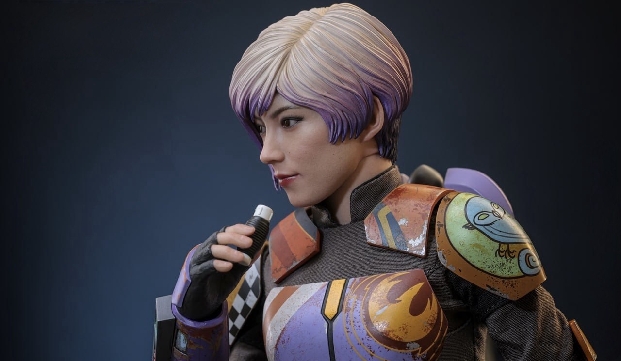READY🔥Hot Toys TMS171 Star Wars: Rebels - Sabine Wren 1/6th scale Collectible Figure
