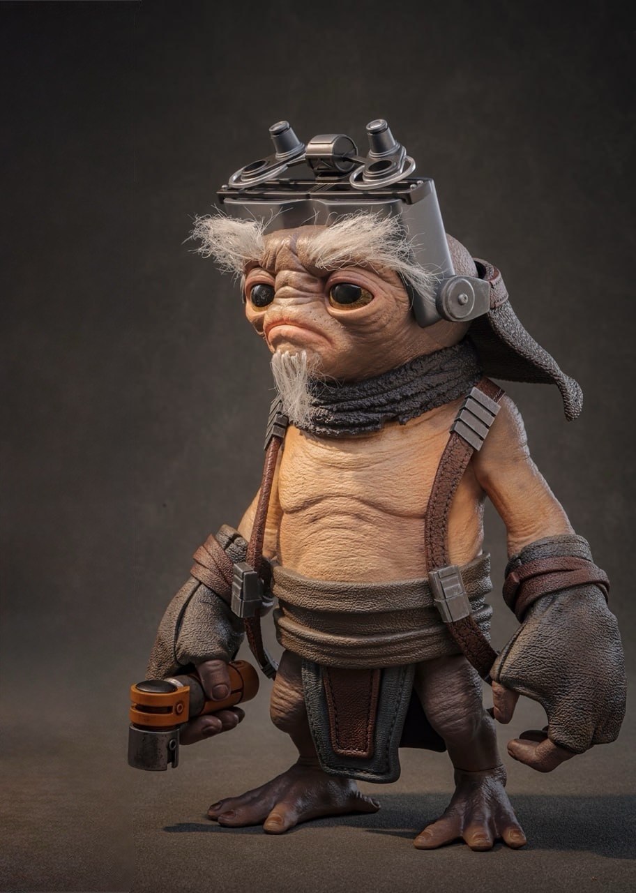 READY🔥Hot Toys LMS018 Star Wars: The Mandalorian & Grogu Keeto (Anzellan Droidsmith) Life-Size Collectible Figure