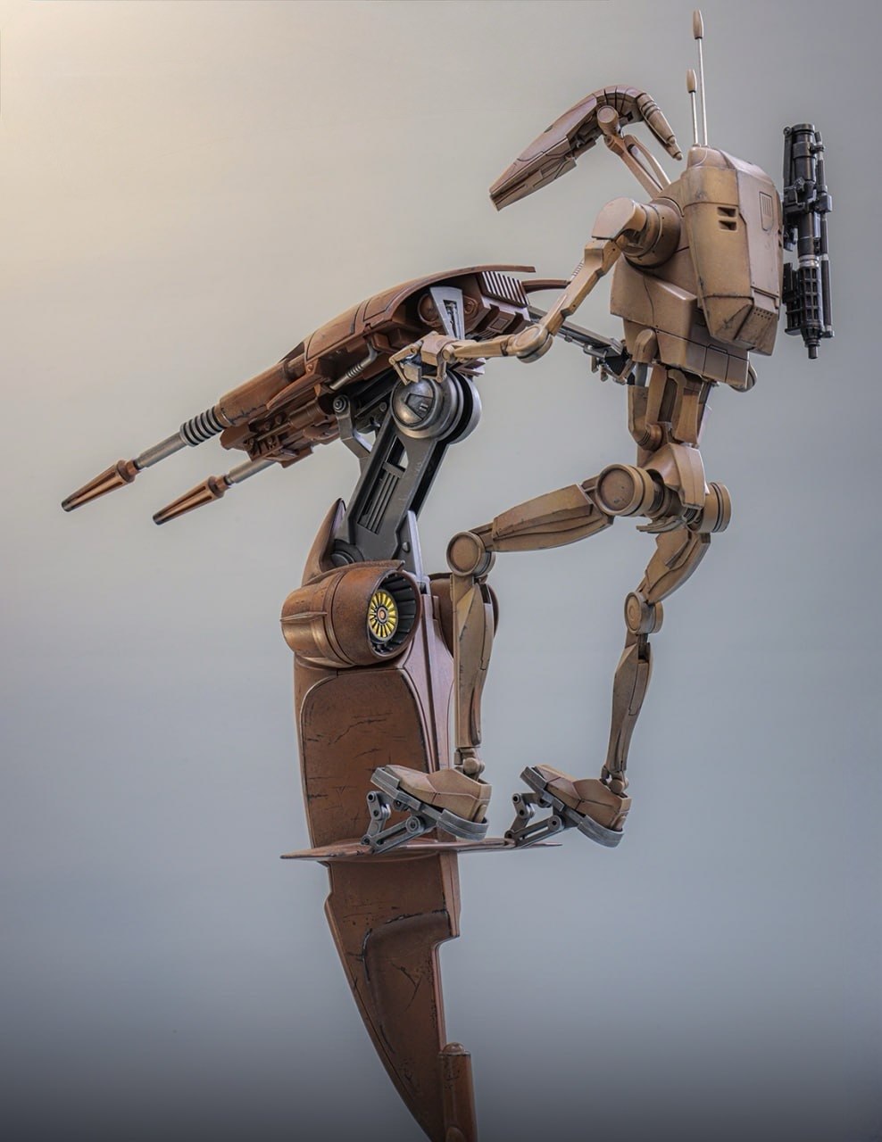 Preorder🔥Hot Toys MMS887 Star Wars: The Phantom Menace - 1/6th scale Battle Droid & STAP Collectible Set