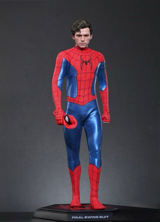 READY🔥Hot Toys MMS862 Spider-Man: No Way Home - 1/6th scale Spider-Man (Final Swing Suit) Collectible Figure (Movie Promo Edition) [Hot Toys Exclusive]