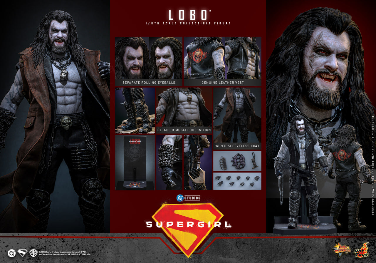 Preorder🔥 Hot Toys MMS890 Supergirl Lobo 1/6th scale Collectible Figure