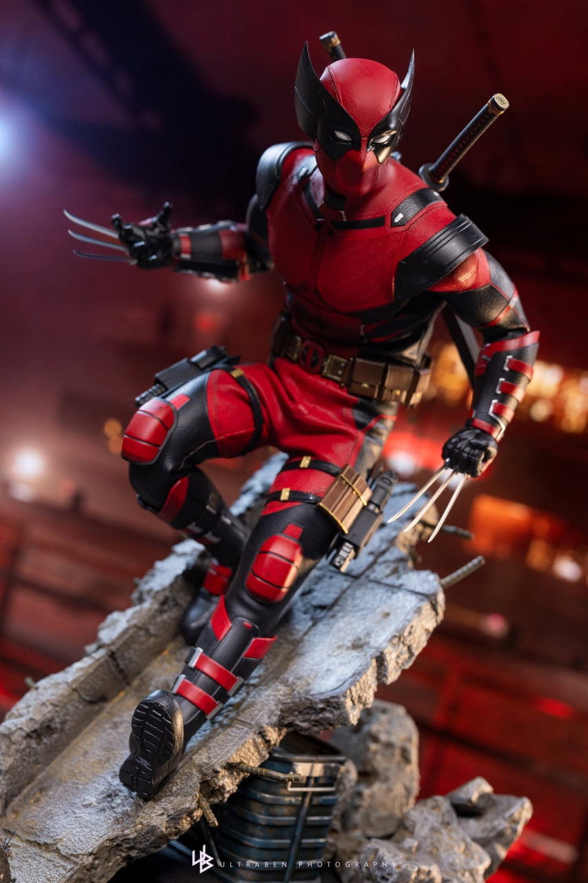 🔥Hot toys MMS857 DEADPOOL & WOLVERINE WOLVERINEPOOL [HOT TOYS EXCLUSIVE] 1/6TH SCALE COLLECTIBLE FIGURE