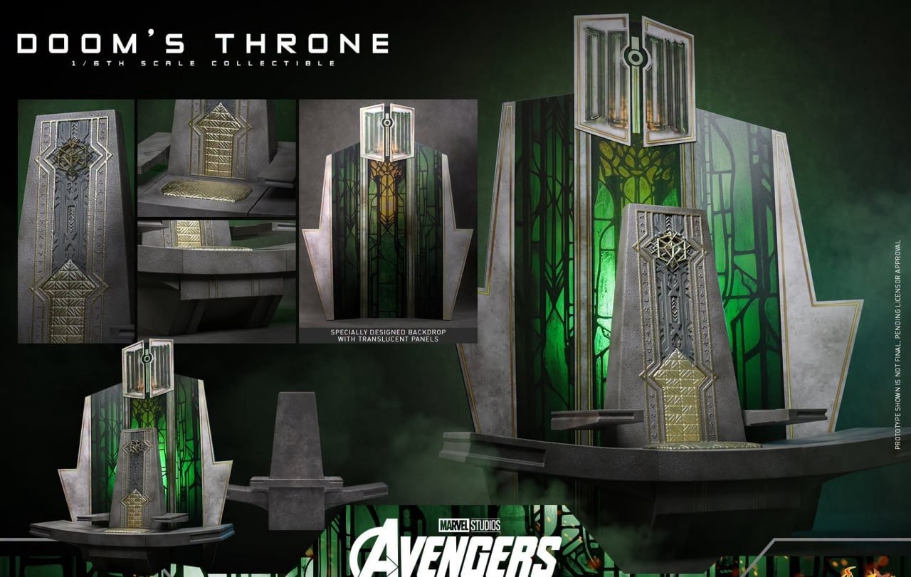 Preorder🔥Hot Toys Avengers: Doomsday - 1/6th scale Doom’s Throne Collectible