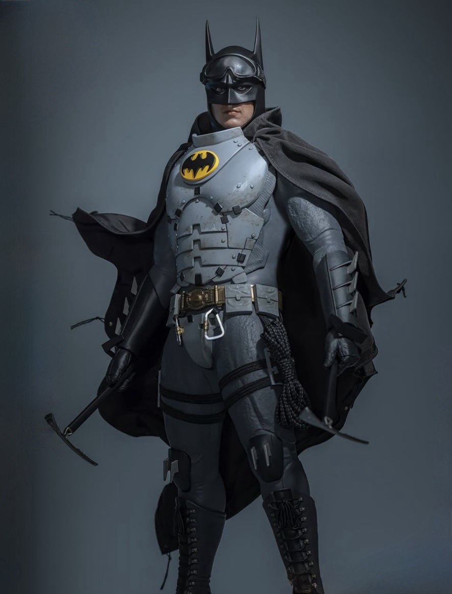 READY🔥Hot Toys MMS897 The Flash - Batman (Arctic Suit) 1/6th Collectible Figure [Hot Toys Exclusive]