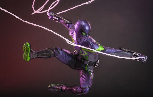 Pre-Owned🔥Hot Toys VGM68 Marvel's Spider-Man 2: 1/6th scale Miles Morales (Purple Reign Suit) Collectible Figure Limited Edition [Hot Toys Exclusive]