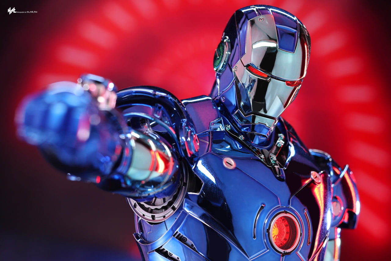READY🔥Hot Toys MMS814D71 Iron Man 1/6th scale Iron Man Mark III (Stealth Mode Version) 2.0 Collectible Figure [Hot Toys Exclusive]
