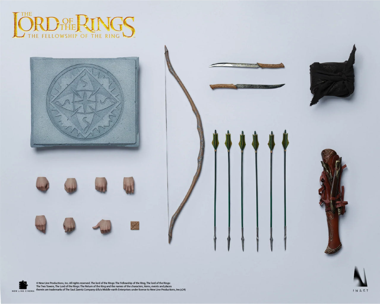 🔥INART The Lord of the Rings: The Fellowship of the Ring Legolas 1/6 Collectible Figure (Rooted Hair)