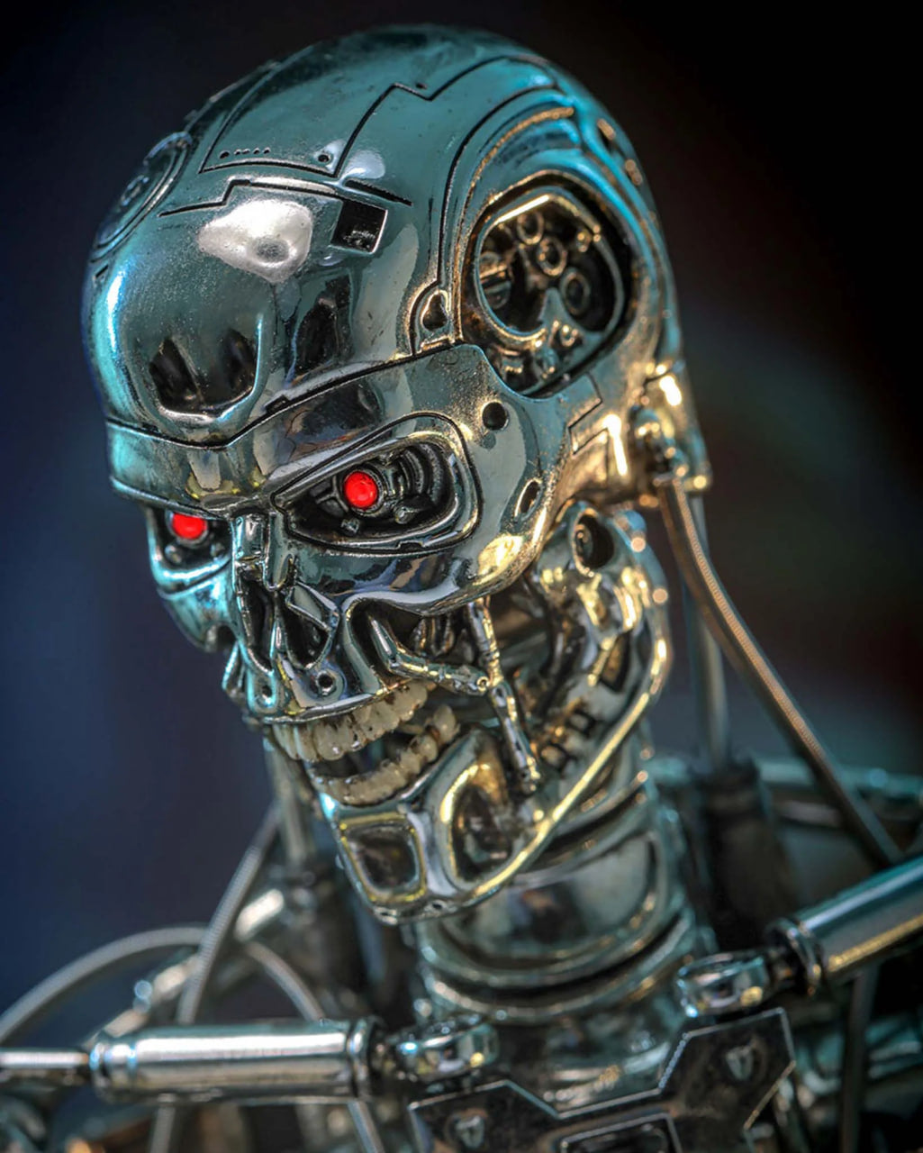 Preorder🔥Hot Toys MMS840D77 Terminator 2: Judgement Day Diecast Endoskeleton (Battle Damaged) 1/6 scale Collectible Figure
